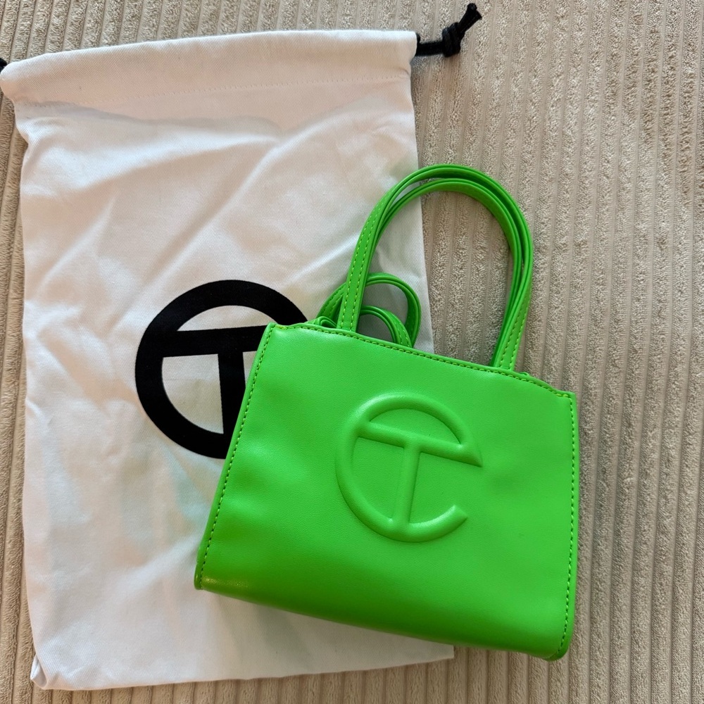 Telfar Neon Green Small Bag
